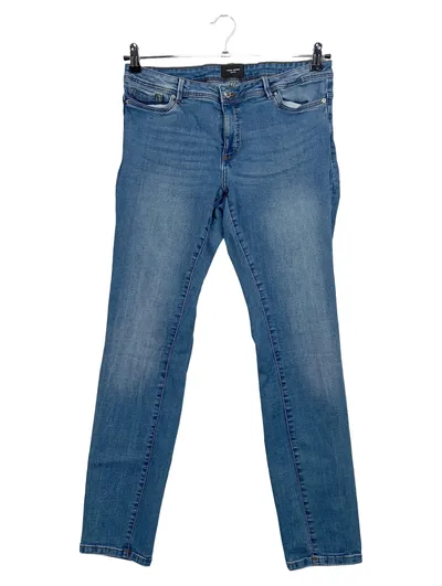 VERO MODA Damen Jeans Slim Fit Hose Blau Gr. 44 W35 Stretch Denim