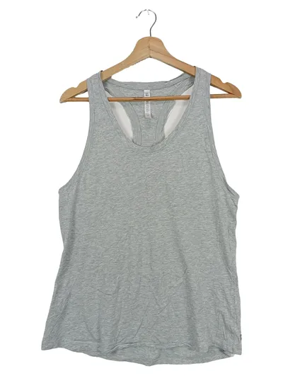 FABLETICS Damen Sport Shirt Tank Top Gr. 38/M Grau Racerback