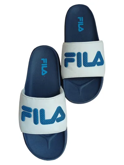 FILA Badeschuhe Kinder Gr. 36 Slides Casual Sportlich Mehrfarbig