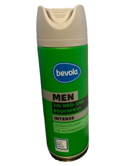 BEVOLA Men 24h Deo Bodyspray Intense Würziger Duft 150ml Herren