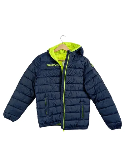 Givova Kinder Steppjacke Blau XS Sportlich Outdoor