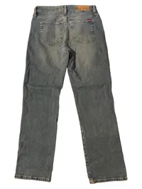 Big Star Damen Jeans Straight Leg Baumwolle Blau Gr. W27 L28 Freizeit 2