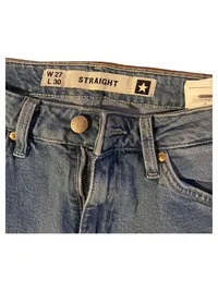Big Star Damen Jeans Straight Leg Baumwolle Blau Gr. W27 L28 Freizeit 5