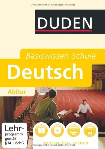 Duden Basiswissen Schule Deutsch Abitur Multimedial Lernen