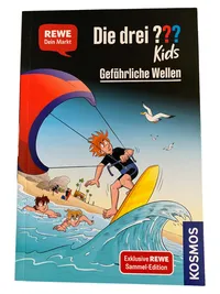 Die drei ??? Kids Gefährliche Wellen Buch Hardcover Kosmos REWE Sammel-Edition 1