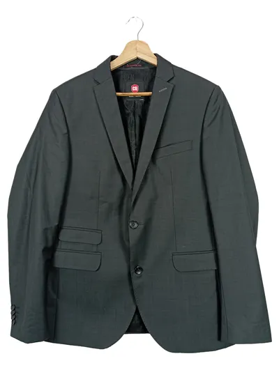 CLUB OF GENTS Sakko Herren Business Grau Gr. 48/M Modern Klassisch