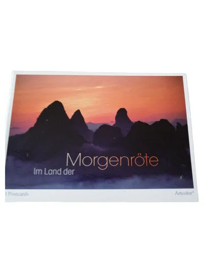 ARTCOLOR Grußkarte Morgenröte Im Land der Mehrfarbig Postkarte
