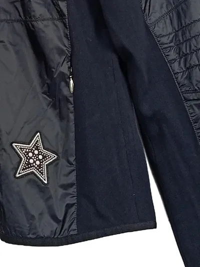 Sportalm Kitzbühel Damen Steppjacke Gr. 38 Schwarz Stern-Applikation