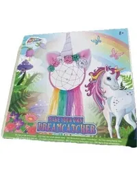 GRAFIX Traumfänger Einhorn Bastelset Kreativ Bastelset Kinder Mehrfarbig 1