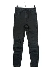 CALZEDONIA Damen Jeans Slim Fit W25/34 Schwarz Casual Stretch Hose 1
