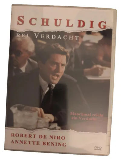 Schuldig bei Verdacht DVD De Niro Bening Justizthriller Psychothriller Krimi