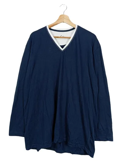 VAN LAACK Herren Langarmshirt Einheitsgröße Blau Casual
