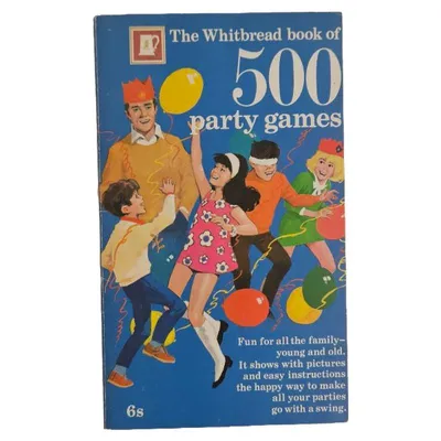 The Whitbread Book of 500 Party Games Vintage Partyspiel Buch Englisch