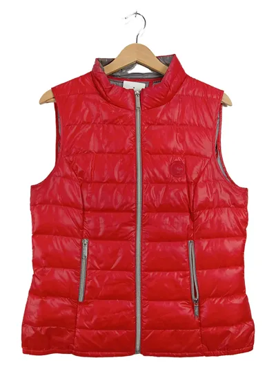 s.Oliver Damen Steppweste Rot Gr. 40 L Weste Übergangsjacke