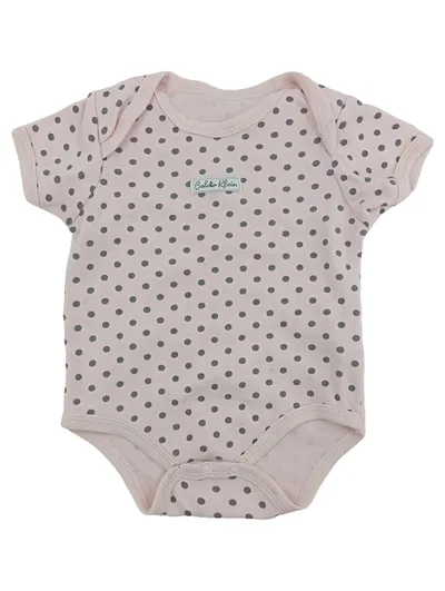 CALVIN KLEIN Baby Body Kinder Gr. 68 Rosa Punkte Kurzarm