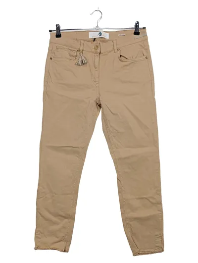 Pamela Henson Mom Jeans Damen Gr. 42/XL Beige Cinq Cut Baumwolle