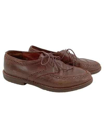 PARISIENNE Damen Schnürschuhe Gr. 37 Braun Klassische Brogues Leder Business