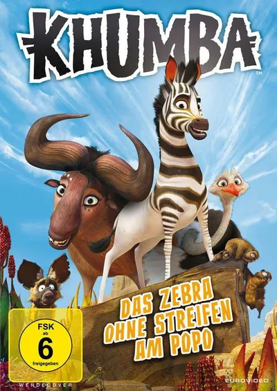 Khumba Das Zebra ohne Streifen am Popo DVD Familienfilm EuroVideo FSK 6