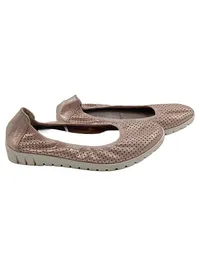 Tamaris Ballerinas Damen Gr. 36 Rosa Komfortabel Perforiert Slip-On 1