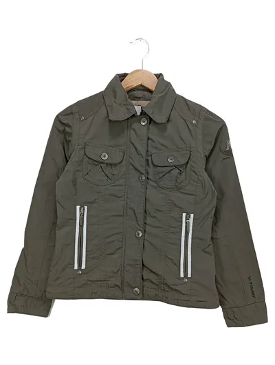 AIRFIELD Kinder Leichte Jacke Gr. 146 Braun Casual Übergangsjacke