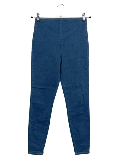 CALZEDONIA Damen Stoffhose Gr. M Blau Casual