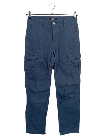 DICKIES Herren Cargohose W28/44/XS Blau Casual Outdoor Baumwolle Praktisch