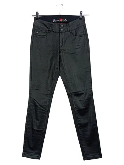 BUENA VISTA JEANS Damen Cargohose XXS Schwarz Tummyless Cropped