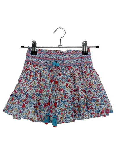 POUPETTE ST BARTH Kinder Minirock 128 Mehrfarbig Floral Bohemian 27cm Länge