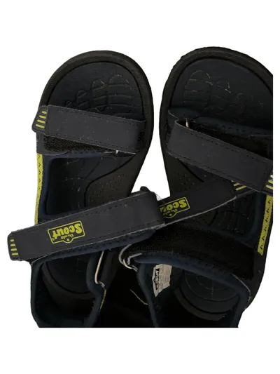 Scout Kinder Sandalen Gr. 30 Blau Gelb Klettverschluss Outdoor