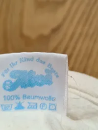 ALVI Baby Schlafsack Gr. 80 Beige 100% Baumwolle Wickeldesign 4