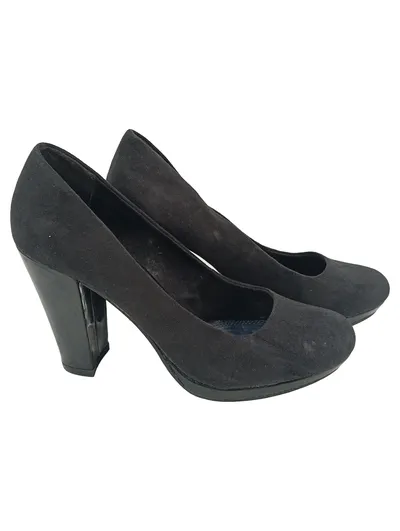MARCO TOZZI Pumps Damen Gr. 41 Schwarz Elegant Business Blockabsatz