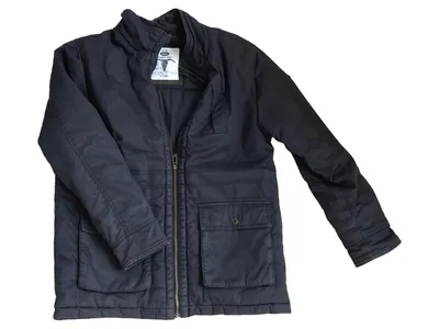 EDC Outdoorjacke Kinder Jungen Übergangsjacke Stehkragen Blau Gr. 152
