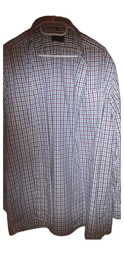 Herren Freizeithemd kariert Langarm Baumwolle UNI Mehrfarbig Casual
