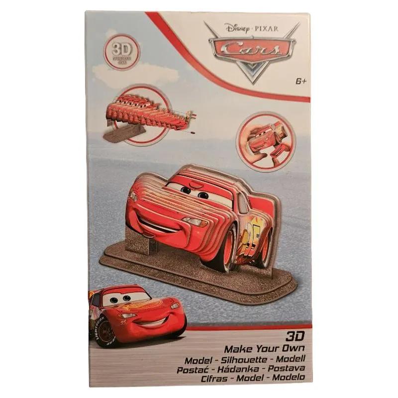 Disney Pixar Cars 3D Puzzle Lightning McQueen Bausatz ab 6 Jahre 1