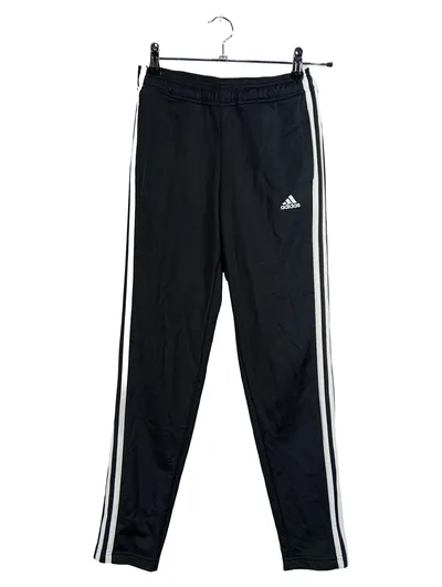 Adidas Jogginghose Kinder Gr. 152 Schwarz 3-Streifen Trainingshose