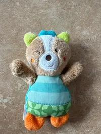 Fehn Baby Kuscheltier Bär Plüschtier Stofftier Mehrfarbig 1