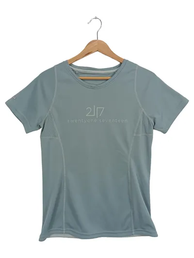 2117 of Sweden Damen Sport Shirt Gr. 38/M Grau Funktionsshirt
