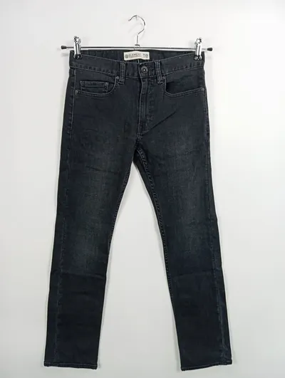 ELEMENT Damen Straight Leg Jeans Schwarz W26/34/XS Baumwolle Elasthan
