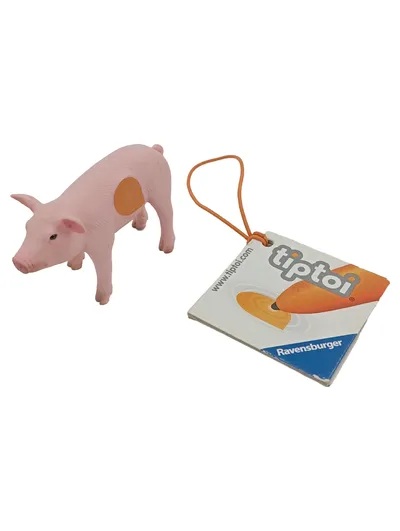 Ravensburger tiptoi Spielfigur Schwein Rosa Kinder Spielzeug Bauernhof