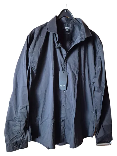 Smog Herren Freizeithemd Langarm Schwarz Gr. 54;XXL