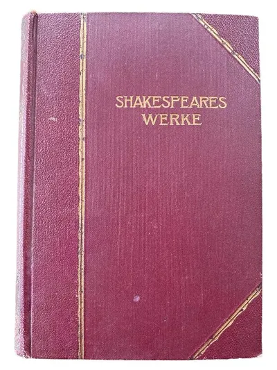 William Shakespeare Dramen Komödien Theaterliteratur Hardcover Deutsch