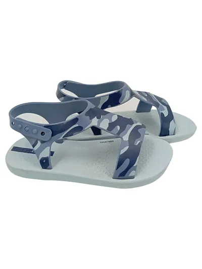 IPANEMA Sandalen Kinder Gr. 24 Blau Camouflage Casual Outdoor