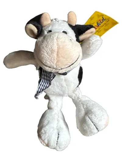 Sunkid Kuh Kuscheltier Baby Stofftier Weiß 20cm Plüschtier Geschenk