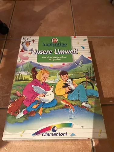 Clementoni Sapientino Unsere Umwelt Brettspiel Lernspiel Kinder ab 6 Jahre