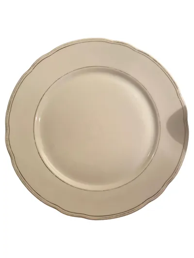 Bavaria Essteller Klassisch Weiß Porzellan Teller 25 cm