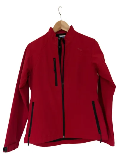 Russell Damen Trainingsjacke Rot Gr. 38/M Sportlich Polyester Elasthan