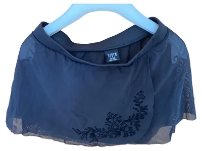 Bloch Kinder Ballett Wickelrock Gr. 10T/140 Schwarz Feminin