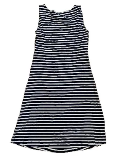 Tom Tailor Damen Sommerkleid Gr. 36 Blau Weiß Gestreift Maritim