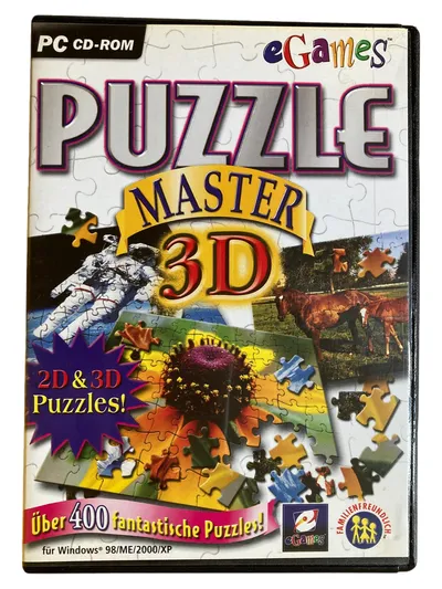 Rondomedia Puzzle Master 3D PC Spiel CD-ROM Windows Pferd Blume Weltall