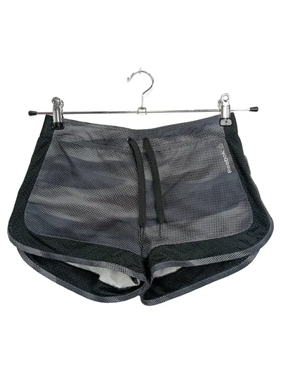 REEBOK Damen Sport Shorts Grau Gr. 34/XS Sportlich Streetwear